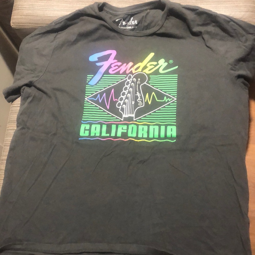 Fender XL - Fender California - Cotton Tee Shirt -  Dark Gray
